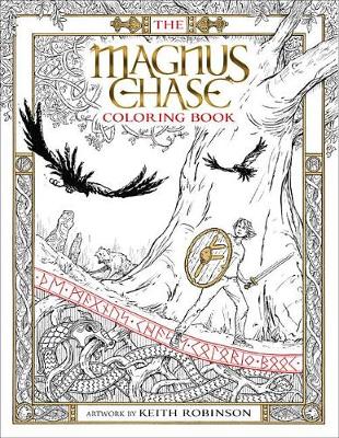 Book cover for The Magnus Chase Coloring Book (a Magnus Chase Book)