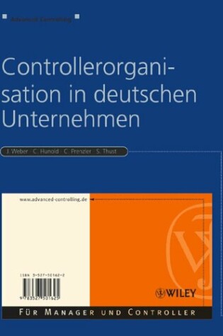 Cover of Controllerorganisation in Deutschen