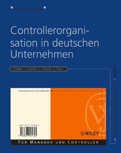 Book cover for Controllerorganisation in Deutschen