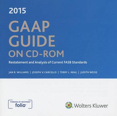 Book cover for GAAP Guide , 2015 (Standalone CD)