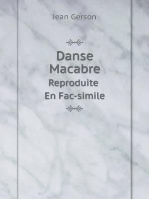 Book cover for Danse Macabre Reproduite En Fac-simile