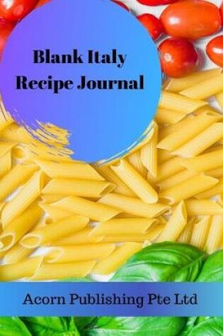Cover of Blank Italy Recipe Journal