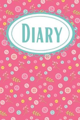 Book cover for Sewing Buttons Floral Fashion Diary