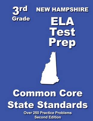 Book cover for New Hampshire 3rd Grade ELA Test Prep