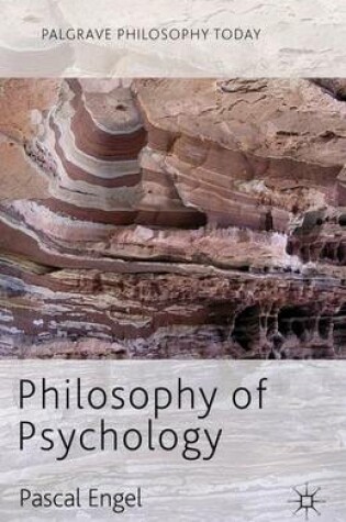 Cover of Philosophy of Psychology