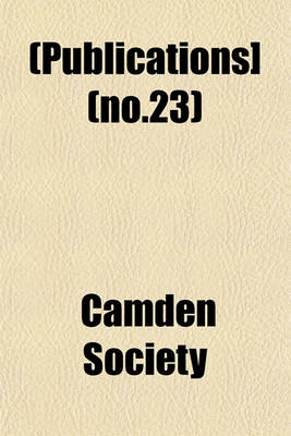 Book cover for [Publications] Volume 23