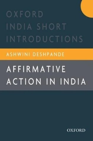 Cover of Affirmative Action in India