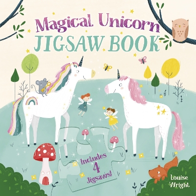 Book cover for Magical Unicorn Jigsaw Book