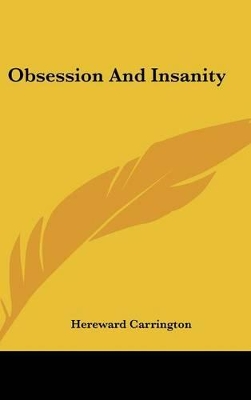 Book cover for Obsession and Insanity