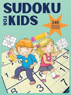 Book cover for Sudoku for kids - 240 puzzles
