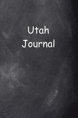 Book cover for Utah Journal Chalkboard Design