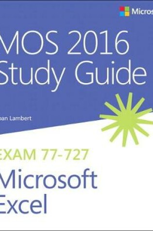 Cover of MOS 2016 Study Guide for Microsoft Excel