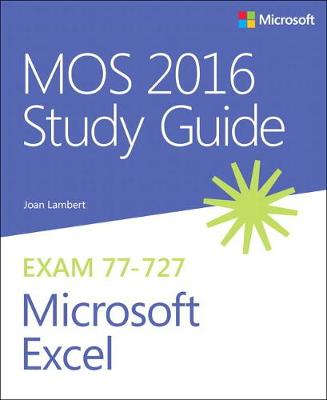 Cover of MOS 2016 Study Guide for Microsoft Excel