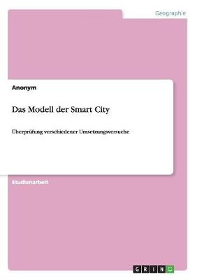 Book cover for Das Modell der Smart City