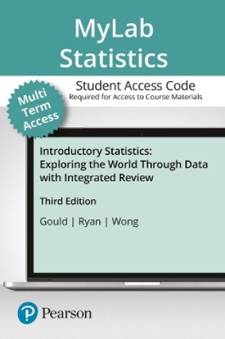 Cover of MyLab Statistics with Pearson eText -- Standalone Access Card -- for Introductory Statistics
