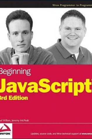 Cover of Beginning JavaScript