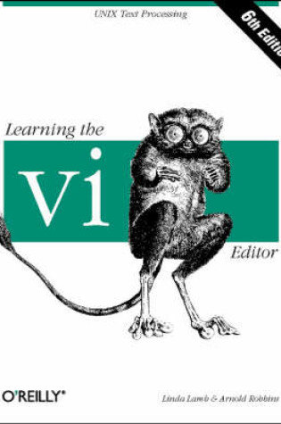Cover of Learning the Vi Editor