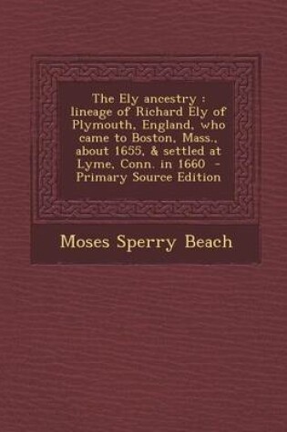 Cover of The Ely Ancestry