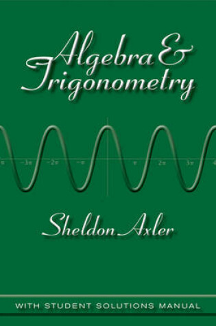 Cover of Algebra and Trigonometry 1e + WileyPLUS Registration Card