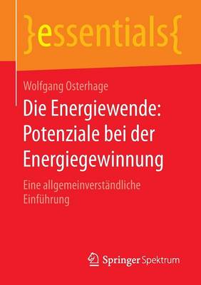 Book cover for Die Energiewende: Potenziale Bei Der Energiegewinnung