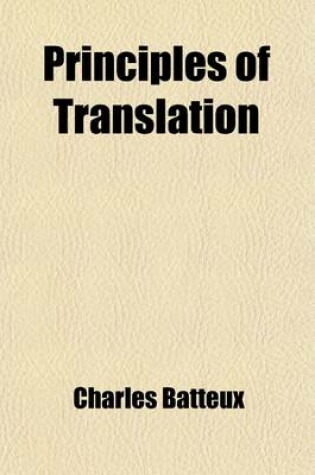 Cover of Principles of Translation