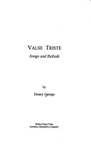 Book cover for Valse Triste: Songs and Ballads