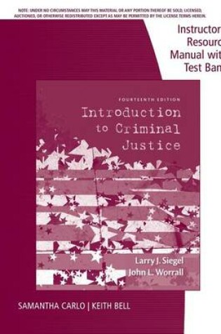 Cover of Introduction to Criminal Justice