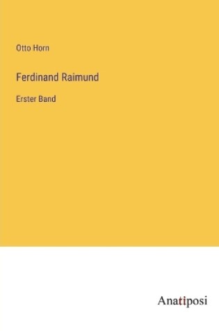 Cover of Ferdinand Raimund