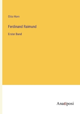 Book cover for Ferdinand Raimund