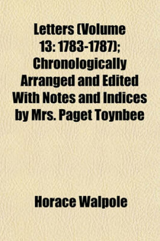 Cover of Letters (Volume 13