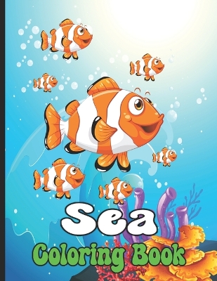 Book cover for Sea Coloring Book