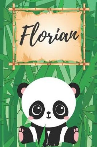 Cover of personalisiertes Notizbuch Panda / Malbuch / Kritzelbuch / Tagebuch / Journal / Notizheft / DIN A5 / Geschenke Florian