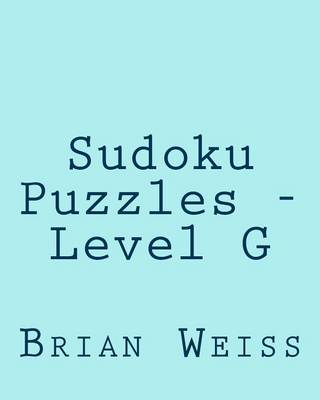 Book cover for Sudoku Puzzles - Level G