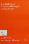 Book cover for Rousseaus Philosophie Der Gesellschaft