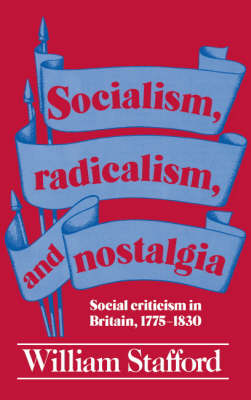 Book cover for Socialism, Radicalism, and Nostalgia