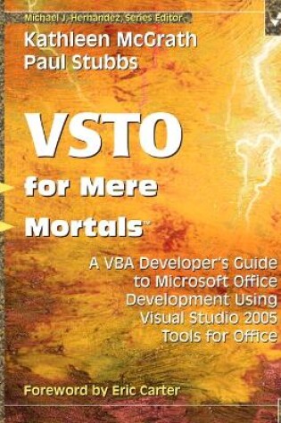 Cover of Visual Studio 2005 Tools for Office for Mere Mortals