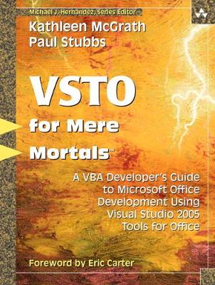 Book cover for Visual Studio 2005 Tools for Office for Mere Mortals