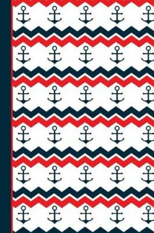 Cover of Anchor Red White Blue Journal Notebook - Sketchbook