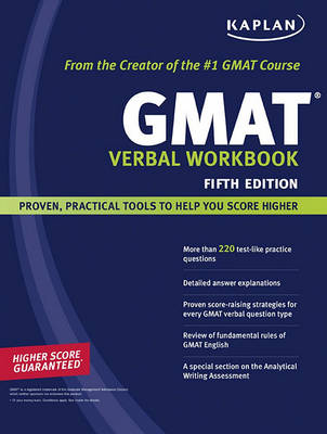 Cover of Kaplan GMAT Verbal Workbook