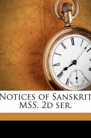 Cover of Notices of Sanskrit Mss. 2D Ser. Volume 3, PT.1-3