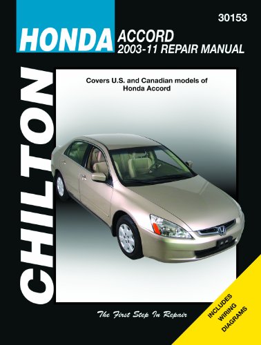 Book cover for Honda Accord Service and Repair Manual