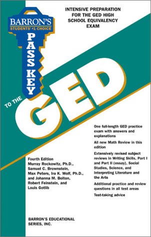 Book cover for Barron's Pass Key to the GED