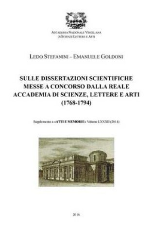 Cover of Dissertazioni scientifiche dalla Reale Accademia di Scienze, Lettere e Arti