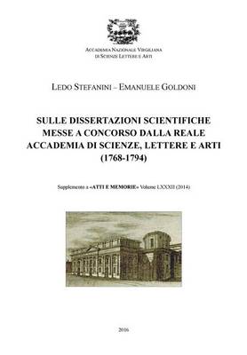 Book cover for Dissertazioni scientifiche dalla Reale Accademia di Scienze, Lettere e Arti