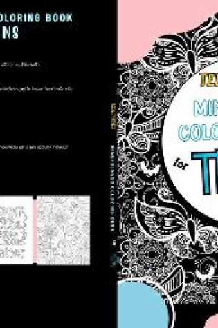 Cover of Teen Thrive's Mindfulness Coloring Book for Teens