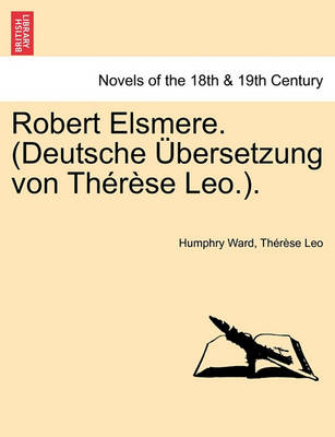 Book cover for Robert Elsmere. (Deutsche Bersetzung Von Th R Se Leo.).