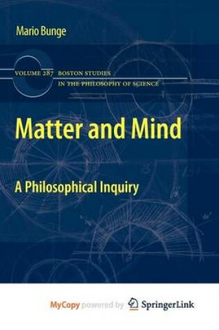 Cover of Matter and Mind