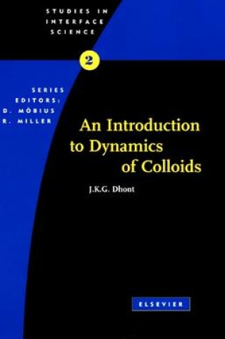 Cover of An Introduction to Dynamics of Colloids