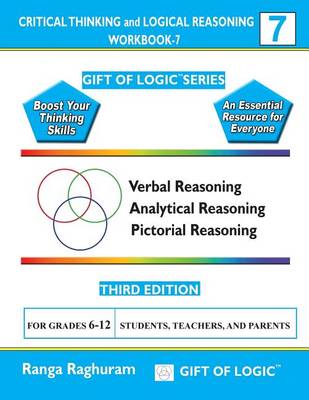 Book cover for Critical Thinking and Logical Reasoning Workbook-7