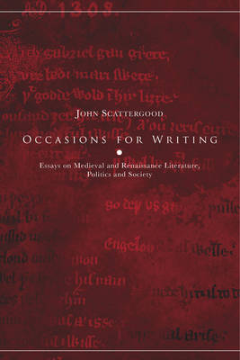 Book cover for Occasions for Writing